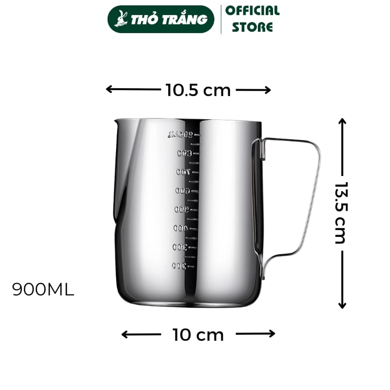 Ca Đánh Sữa Inox (350ml - 550ml - 900ml)