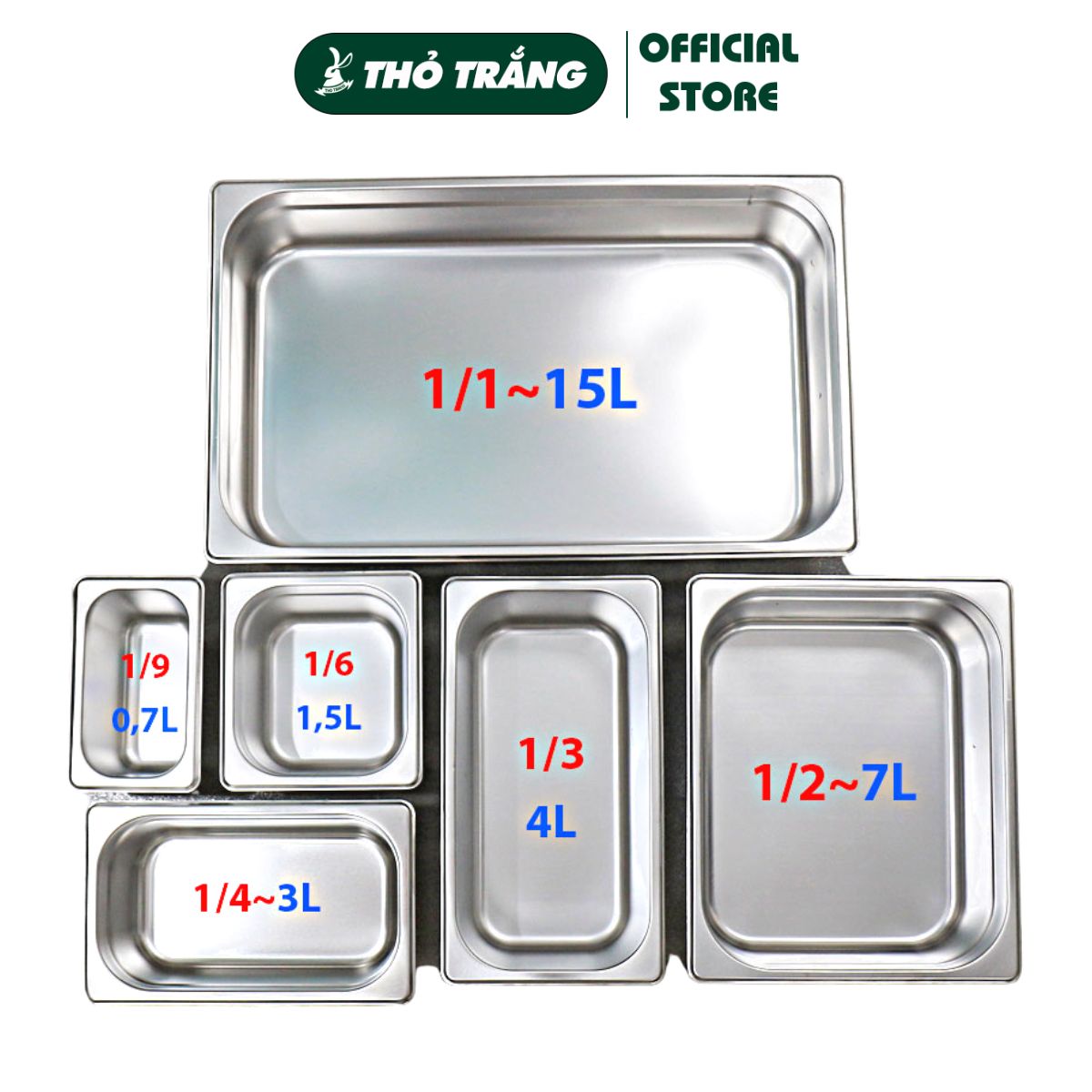 Khay Đựng Topping Trà Sữa Inox 304 Cao Cấp Có Nắp