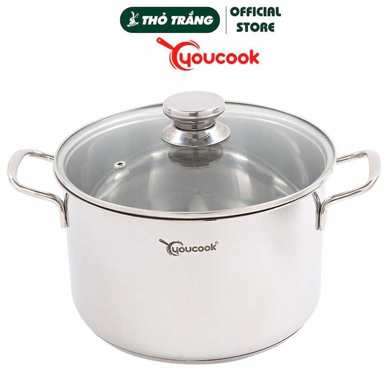 Nồi Súp Inox 3 đáy cao cấp thân CAO You Cook