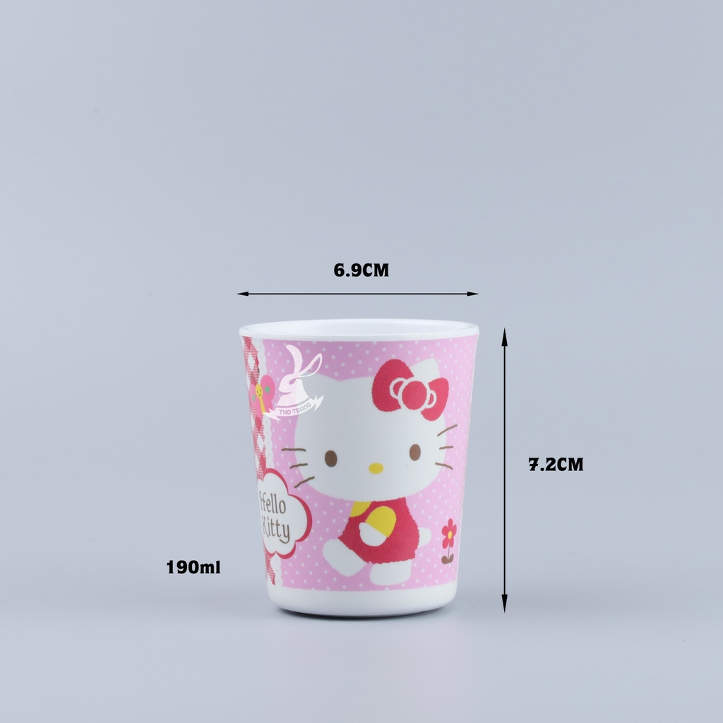 Bộ chén dĩa dễ thương Hello Kitty Pink cao cấp cho trẻ từ thương hiệu Superware