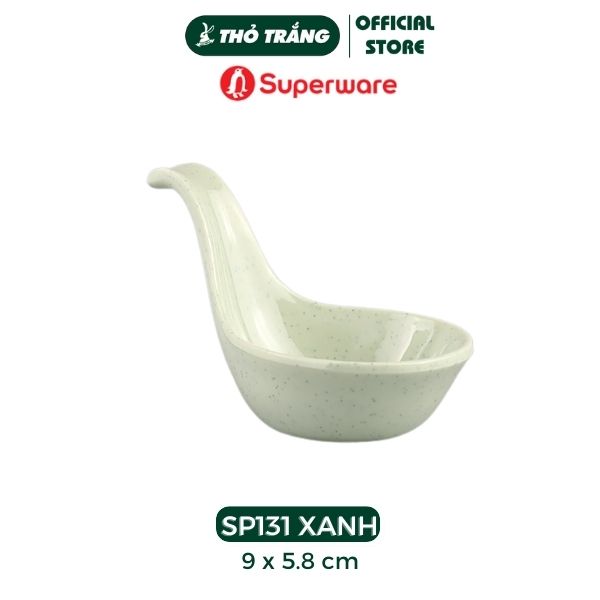 Muỗng nhựa Melamine màu xanh đá thương hiệu Superware