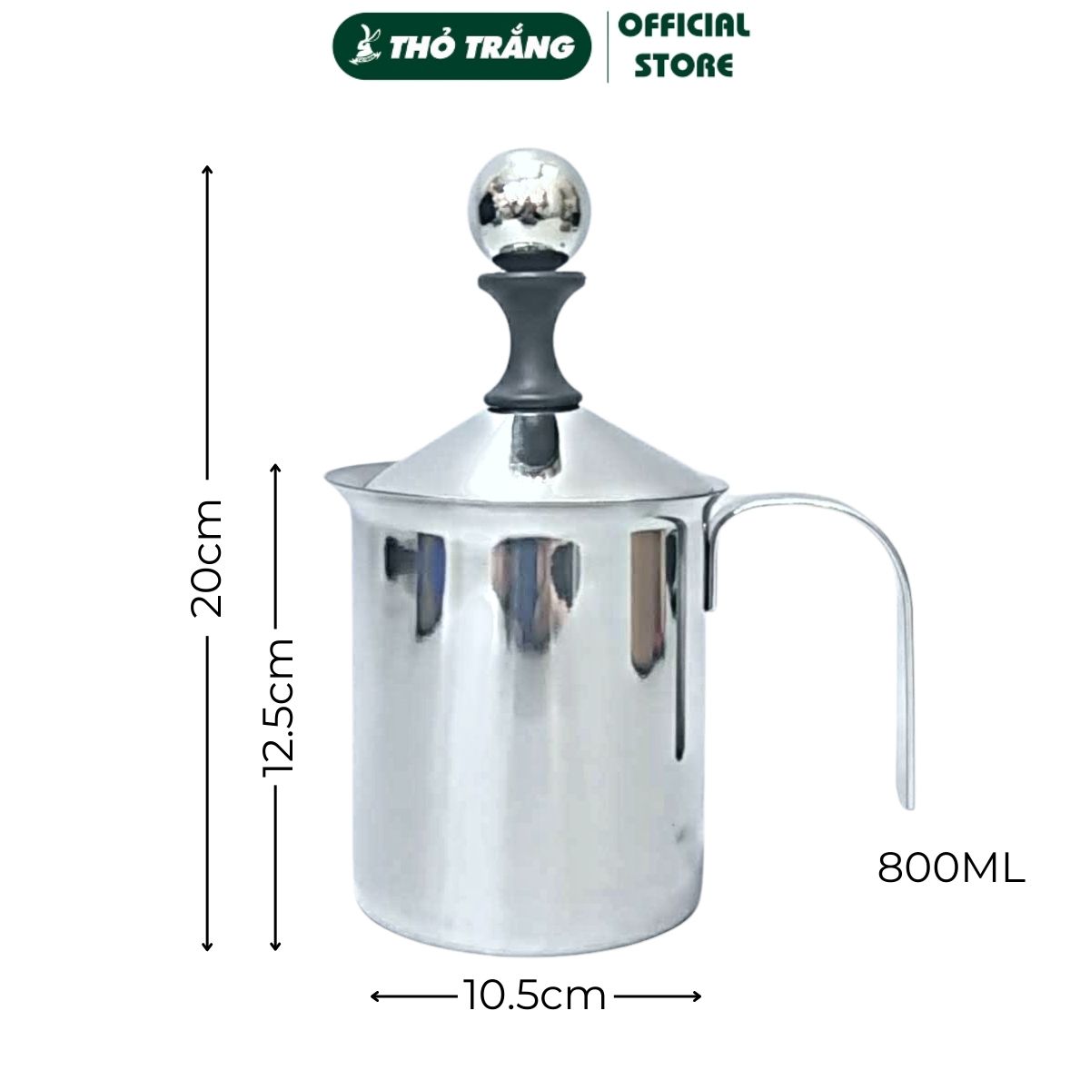 Ca Đánh Sữa Inox