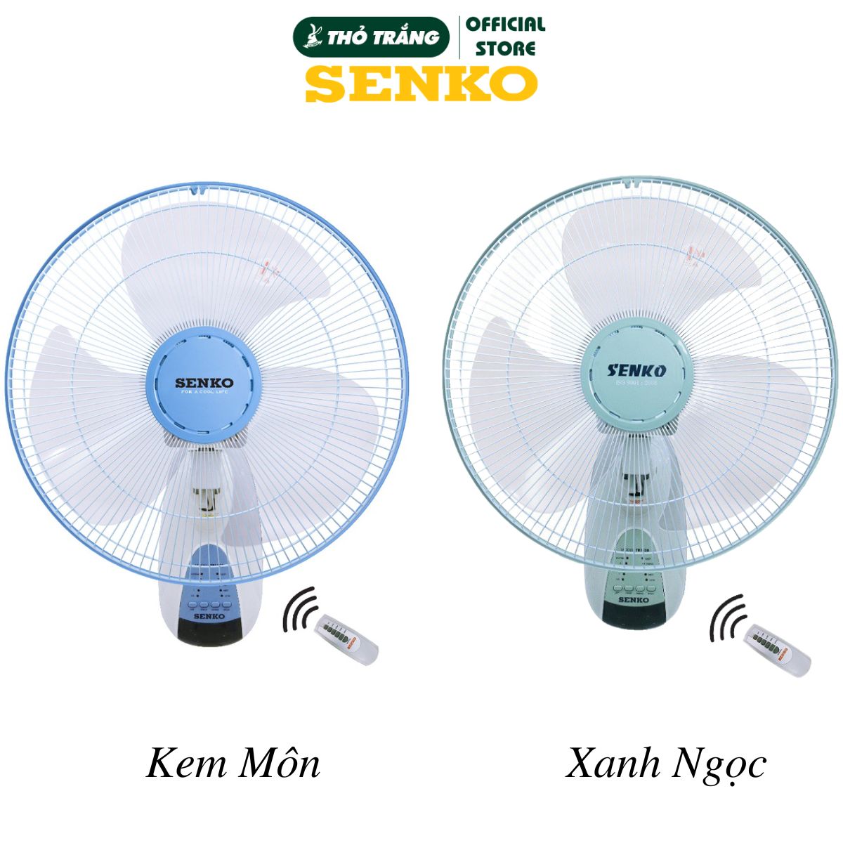 Quạt treo tường điều khiển từ xa TR1628 thương hiệu Senko cao cấp (Giao màu ngẫu nhiên)