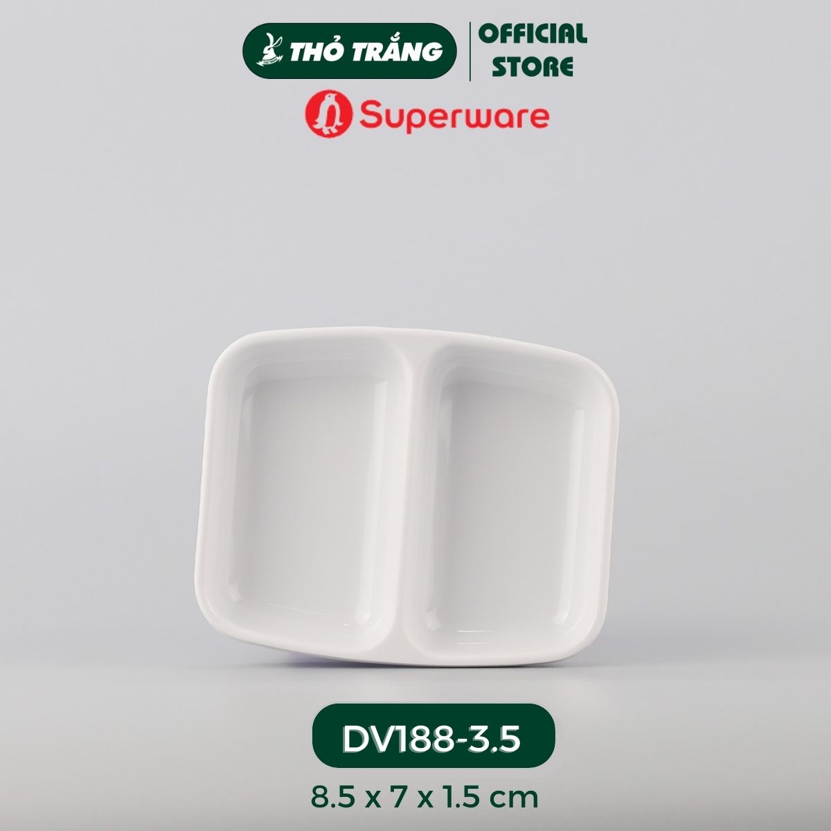 Bộ Chén Dĩa Gia Đình Màu Trắng Thương Hiệu Superware