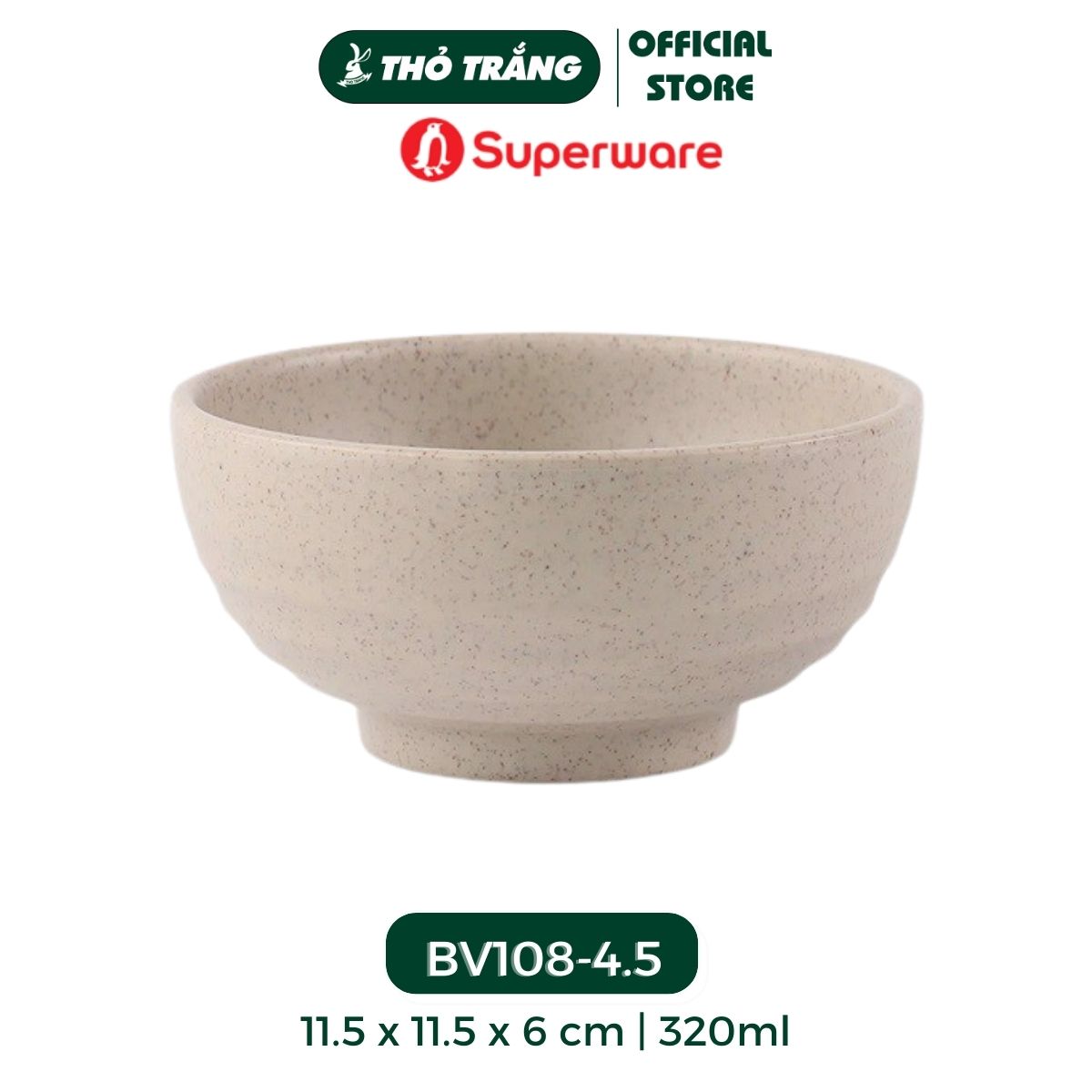 Bộ Chén Dĩa Gia Đình Màu Khoai Môn Thương Hiệu Superware