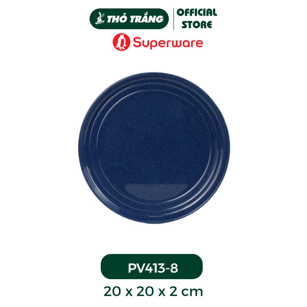 Dĩa tròn Navy Stone - Superware