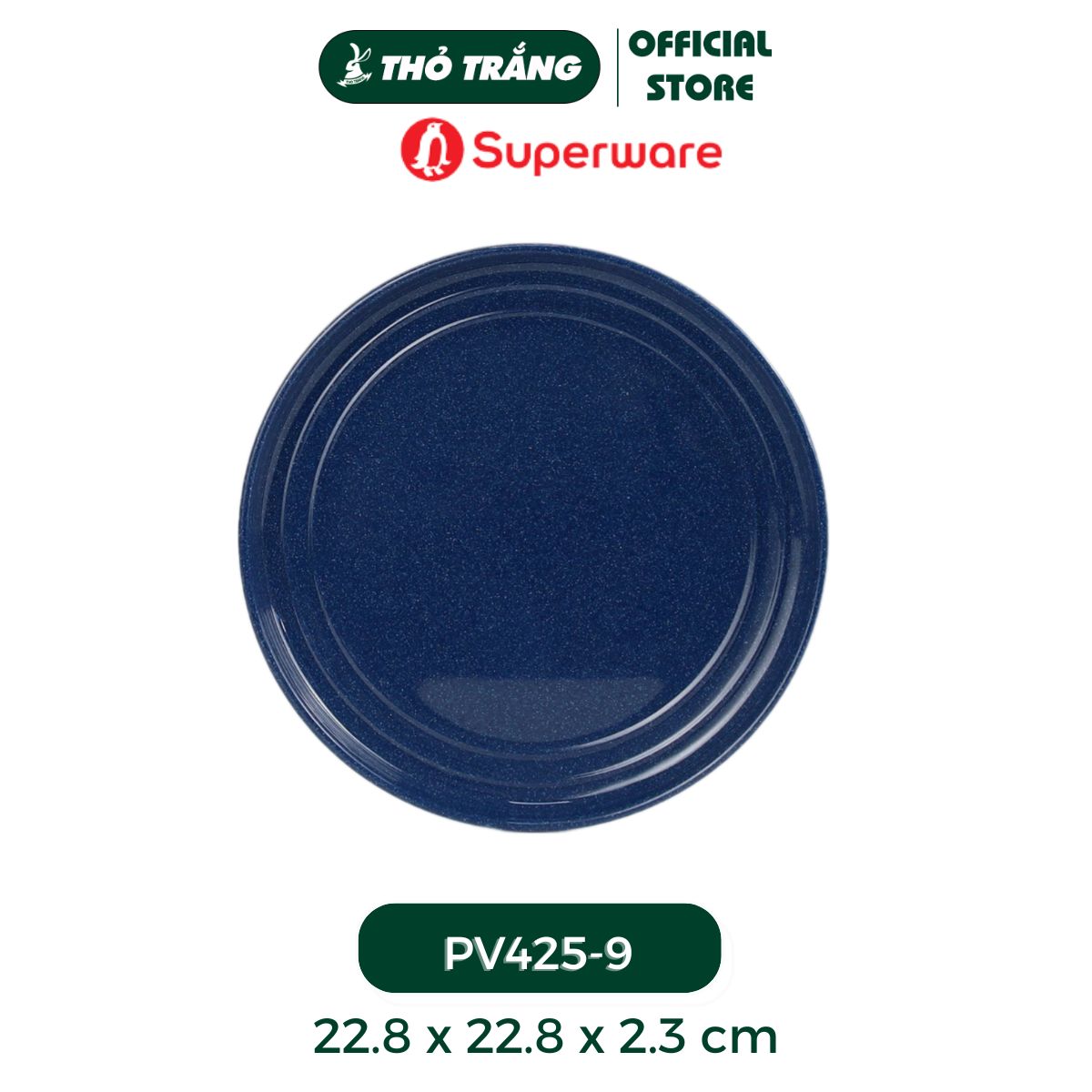 Dĩa tròn Navy Stone - Superware