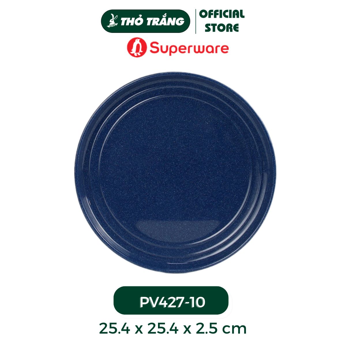 Dĩa tròn Navy Stone - Superware