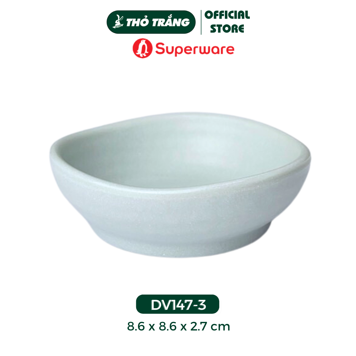 Bộ Chén Dĩa Gia Đình Xanh Pastel Nhám Superware