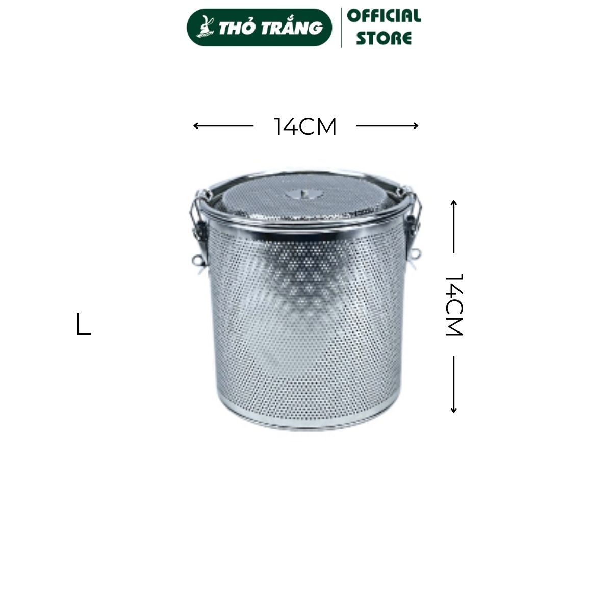 Giỏ đựng gia vị, giỏ lọc gia vị nhúng nồi phở inox cao cấp 304 không gỉ