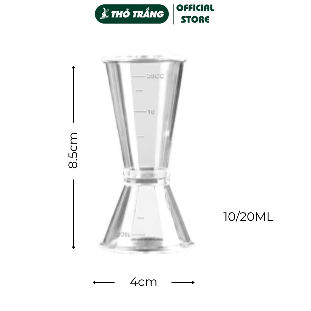 Ly đong nhựa B3001 10-20cc