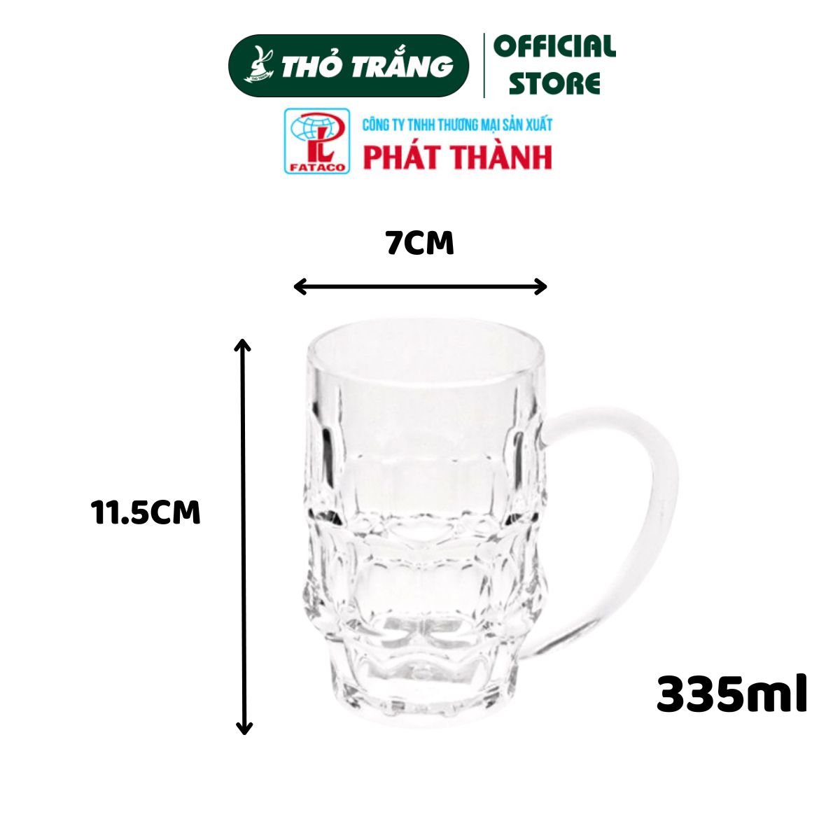 Ly bia, ly trà đá nhựa trong Acrylic thương hiệu Fataco Việt Nam
