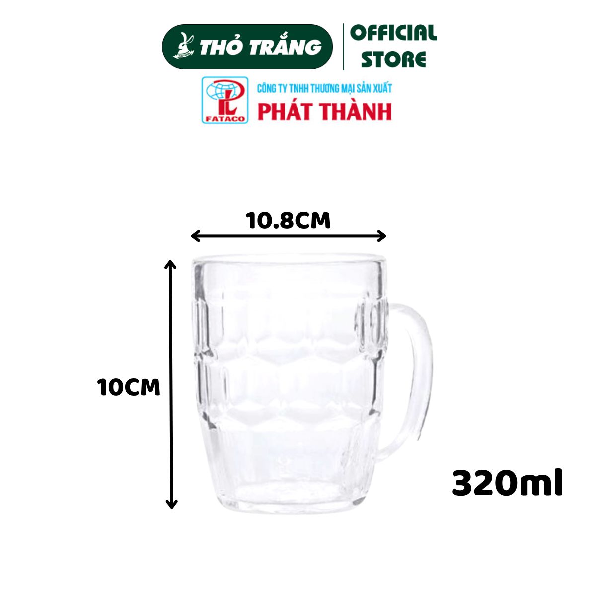 Ly bia, ly trà đá nhựa trong Acrylic thương hiệu Fataco Việt Nam