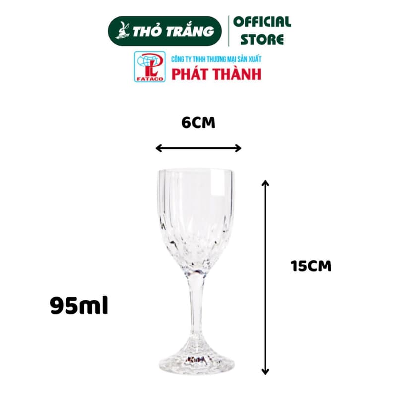 Ly Rượu Nhựa Acrylic cao cấp - Fataco