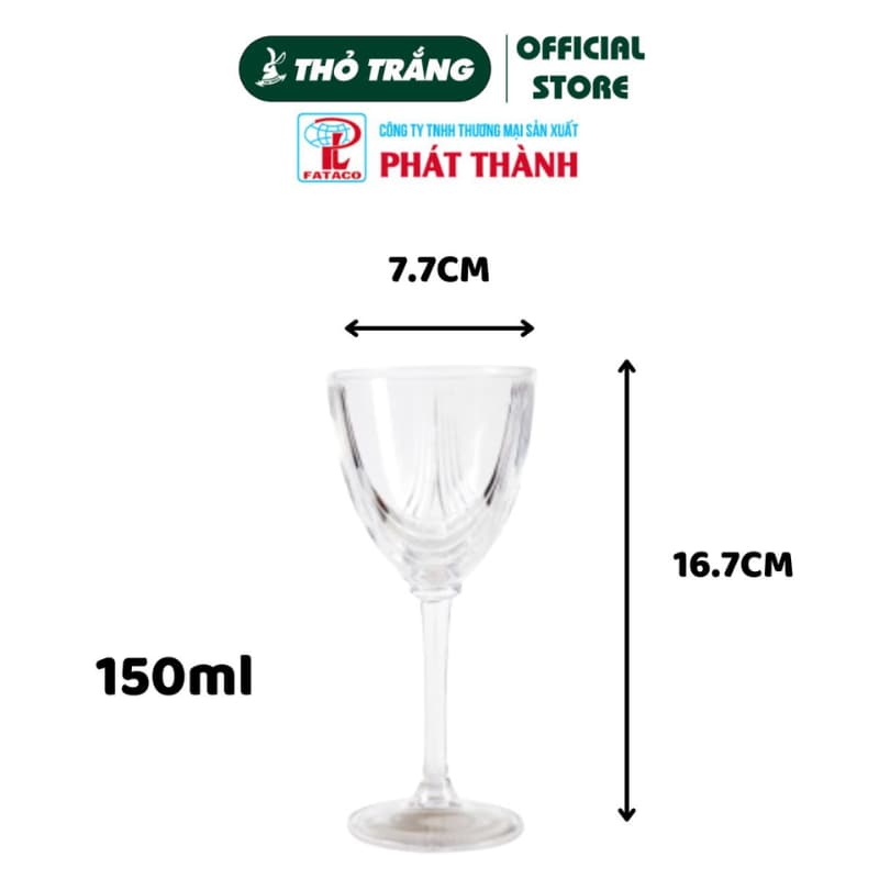 Ly Rượu Nhựa Acrylic cao cấp - Fataco