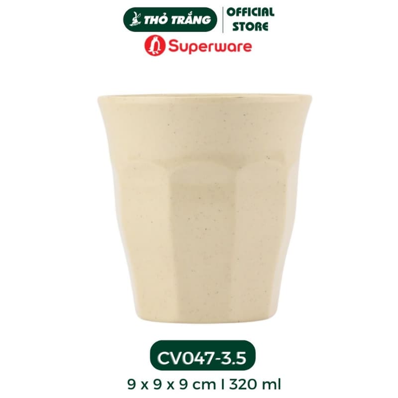 Ly Trà Đá Trung CV047- 320ml nhựa Melamine Superware