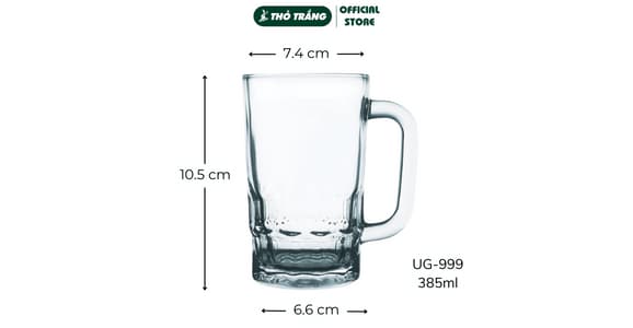Ly Thủy Tinh Uống Bia UG-999 385ml
