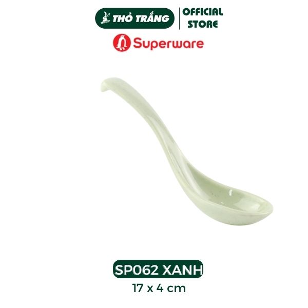 Muỗng nhựa Melamine màu xanh đá thương hiệu Superware
