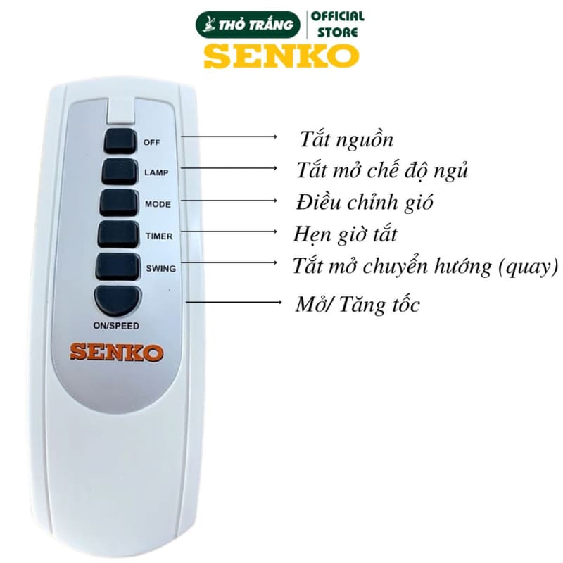 Quạt treo Remote TR1628 Senko