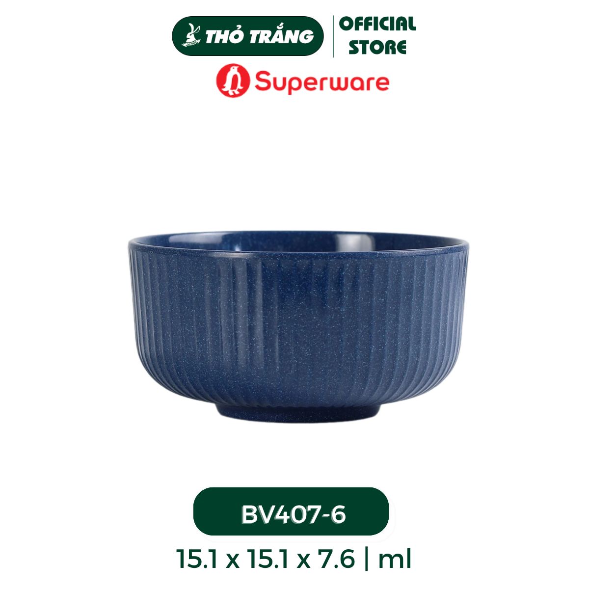 Tô tròn sọc Navy Stone-Superware