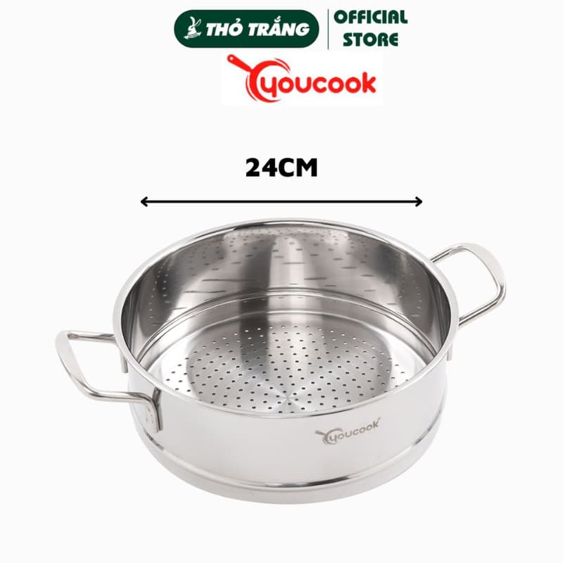 Xửng hấp Inox cao cấp 24cm You Cook