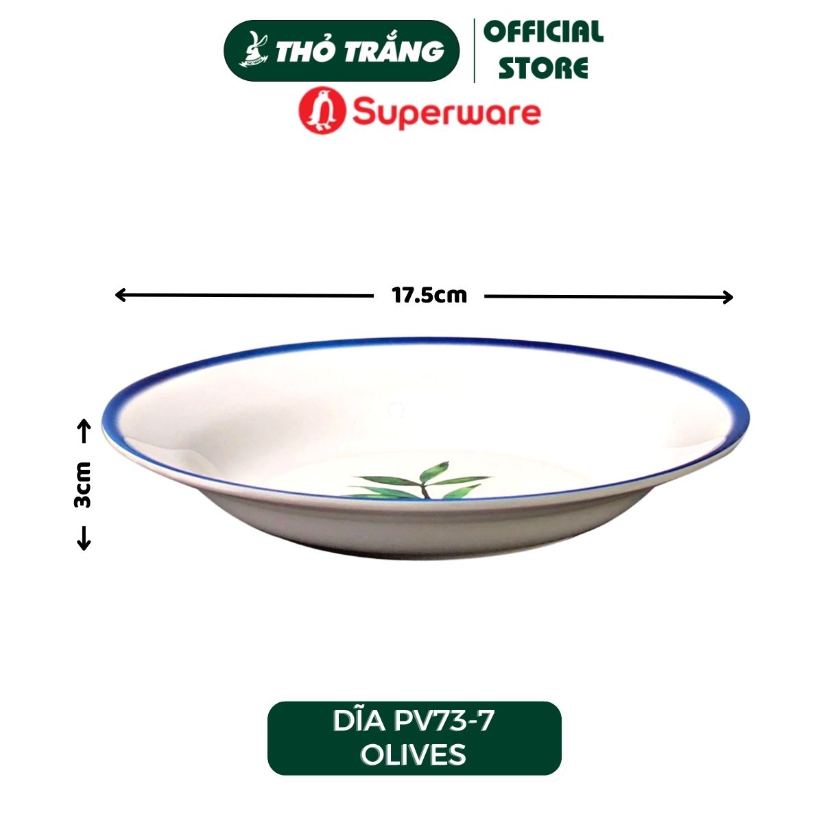 Bộ Chén Dĩa Gia Đình Olives Thương Hiệu Superware