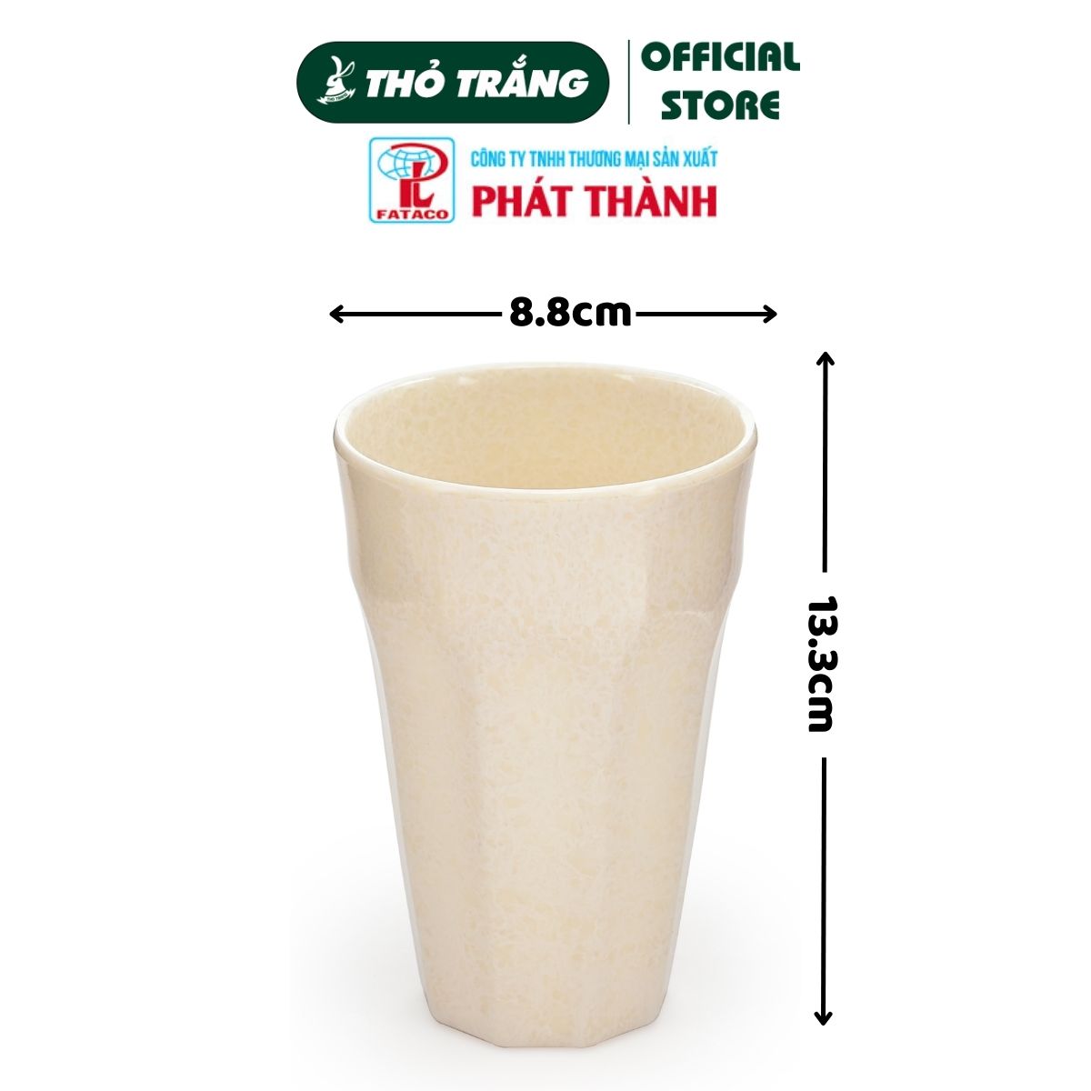 Ly Uống Nước Vân Đá Trắng Nhựa Melamine Cao Cấp Fataco Việt Nam